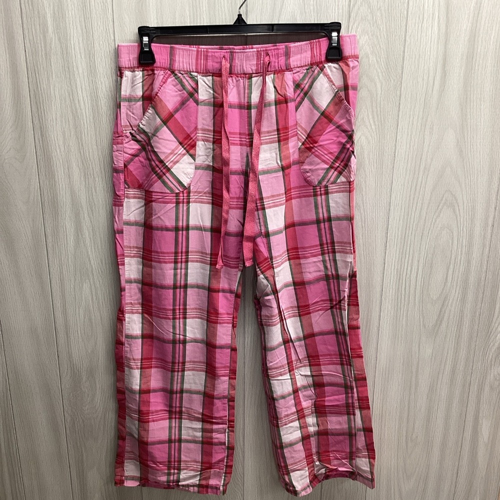 Old Navy Intimates Women's (Size M) Plaid Flannel Pajama Pants Cotton Pockets